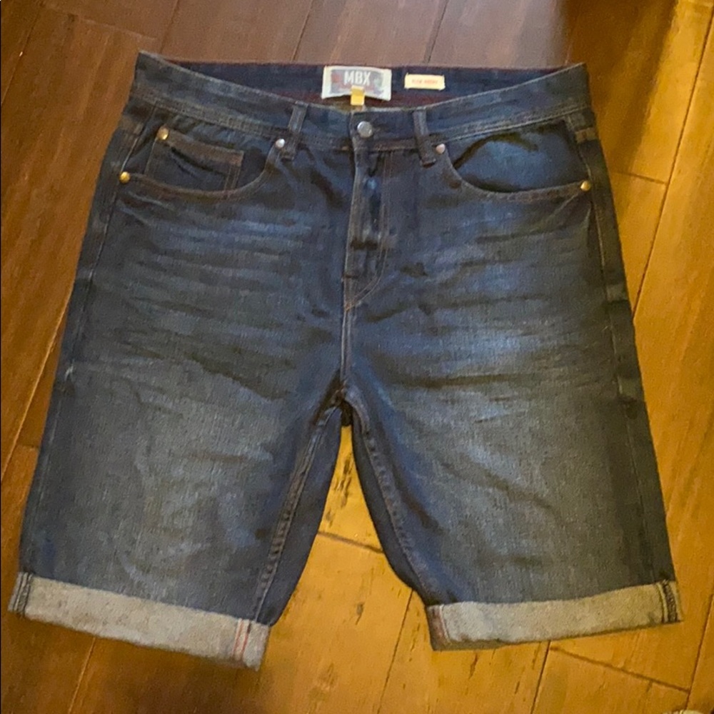 MRX slim fit denim shorts